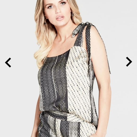 NEW GUESS BY MARCIANO Sandscape Print Tank SZ S - Picture 2 of 8